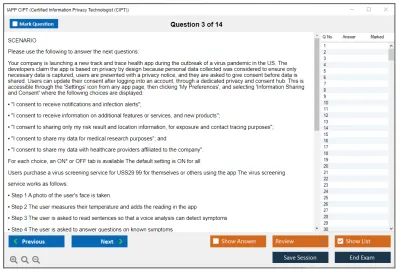 IAPP CIPT Certified Information Privacy Technologist (CIPT) Practice test exam simulator test engine exam Prep practice test questions answers Image 3