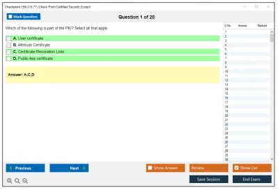 Checkpoint 156-315.77 Check Point Certified Security Expert Practice test exam simulator test engine exam Prep practice test questions answers Image 1