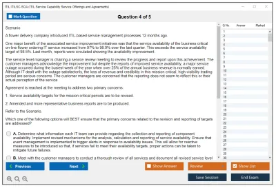 ITIL ITILSC-SOA ITIL Service Capability Service Offerings and Agreements Practice test exam simulator test engine exam Prep practice test questions answers Image 4