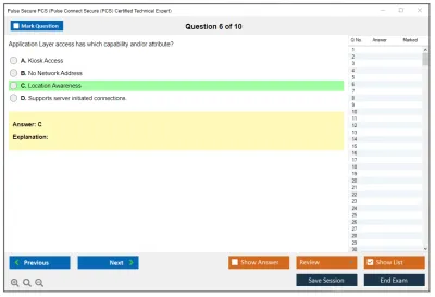 Pulse Secure PCS Pulse Connect Secure (PCS): Administration and Configuration Practice test exam simulator test engine exam Prep practice test questions answers Image 6