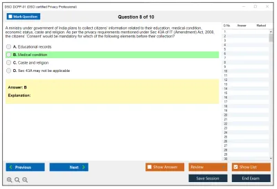 DSCI DCPP-01 DSCI certified Privacy Professional (DCPP) Practice test exam simulator test engine exam Prep practice test questions answers Image 8