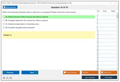 SAP C_TS4FI_1709 SAP Certified Application Associate - SAP S/4HANA for Financial Accounting Associates (1709) Practice test exam simulator test engine exam Prep practice test questions answers Image 10