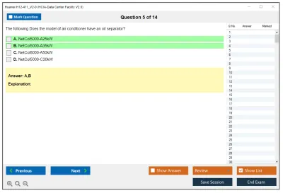 Huawei H12-411_V2.0 HCIA-Data Center Facility V2.0 Practice test exam simulator test engine exam Prep practice test questions answers Image 5