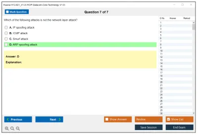 Huawei H12-821_V1-0 HCIP-Datacom-Core Technology V1.0 Practice test exam simulator test engine exam Prep practice test questions answers Image 7