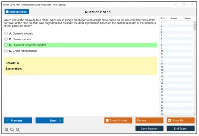 GARP 2016-FRR Financial Risk and Regulation (FRR) Series Practice test exam simulator test engine exam Prep practice test questions answers Image 2
