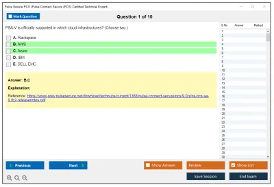 Pulse Secure PCS Pulse Connect Secure (PCS): Administration and Configuration Practice test exam simulator test engine exam Prep practice test questions answers Image 1