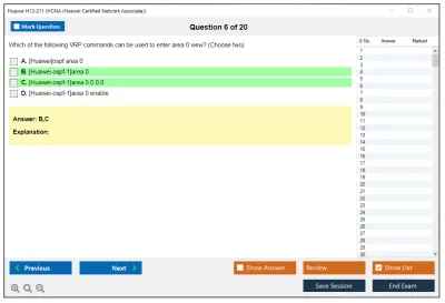 Huawei H12-211 HCNA (Huawei Certified Network Associate) Practice test exam simulator test engine exam Prep practice test questions answers Image 6