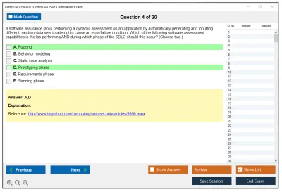 CompTIA CS0-001 CompTIA CSA+ Certification Exam Practice test exam simulator test engine exam Prep practice test questions answers Image 4
