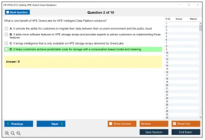 HP HPE2-E72 Selling HPE Hybrid Cloud Solutions Practice test exam simulator test engine exam Prep practice test questions answers Image 2