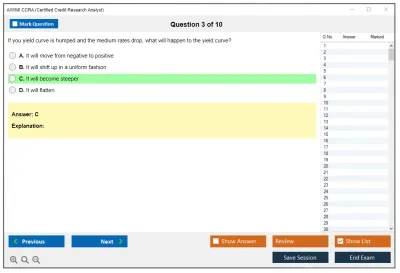 AIWMI CCRA Certified Credit Research Analyst Practice test exam simulator test engine exam Prep practice test questions answers Image 3