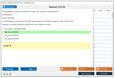 CompTIA XK0-004 CompTIA Linux+ Certification Exam Practice test exam simulator test engine exam Prep practice test questions answers Image 16