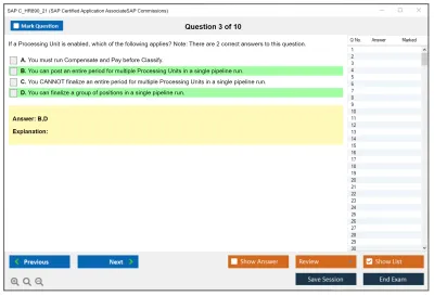 SAP C_HR890_21 SAP Certified Application AssociateSAP Commissions Practice test exam simulator test engine exam Prep practice test questions answers Image 3