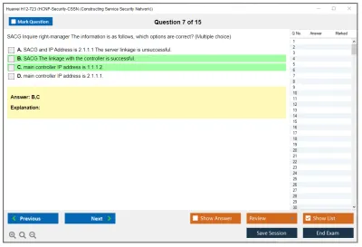 Huawei H12-723 Huawei Certified ICT Professional - Constructing Terminal Security System Practice test exam simulator test engine exam Prep practice test questions answers Image 7