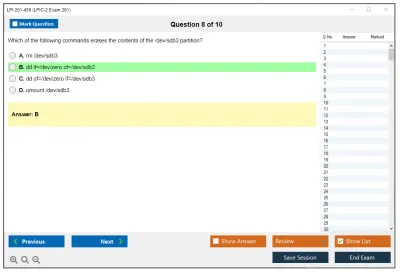 LPI 201-450 LPIC-2 Exam 201, Part 1 of 2, version 4.5 Practice test exam simulator test engine exam Prep practice test questions answers Image 8