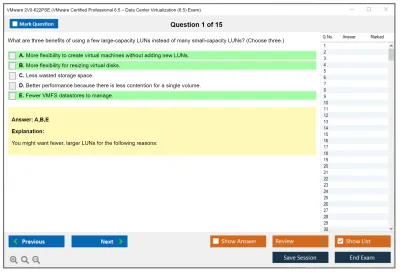 VMware 2V0-622PSE VMware Certified Professional 6.5 – Data Center Virtualization (6.5) Exam Practice test exam simulator test engine exam Prep practice test questions answers Image 1