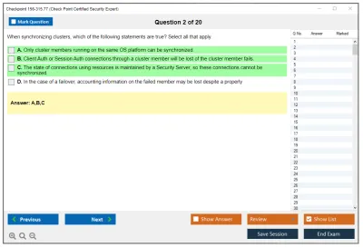 Checkpoint 156-315.77 Check Point Certified Security Expert Practice test exam simulator test engine exam Prep practice test questions answers Image 2