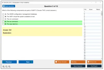 LPI 304-200 LPI Level 3 Exam 304 Practice test exam simulator test engine exam Prep practice test questions answers Image 5