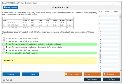 CompTIA XK0-004 CompTIA Linux+ Certification Exam Practice test exam simulator test engine exam Prep practice test questions answers Image 9