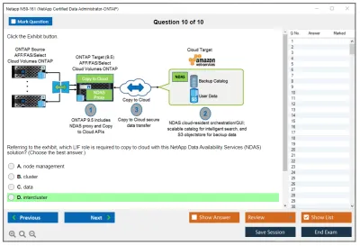 Netapp NS0-161 NetApp Certified Data Administrator-ONTAP Practice test exam simulator test engine exam Prep practice test questions answers Image 10