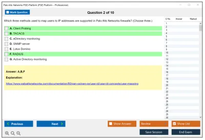 Palo Alto Networks PSE-Platform PSE Platform – Professional Practice test exam simulator test engine exam Prep practice test questions answers Image 2