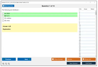 Huawei H12-411_V2.0 HCIA-Data Center Facility V2.0 Practice test exam simulator test engine exam Prep practice test questions answers Image 1