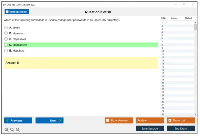 LPI 202-450 LPIC-2 - Exam 202 (part 2 of 2), version 4.5 Practice test exam simulator test engine exam Prep practice test questions answers Image 6