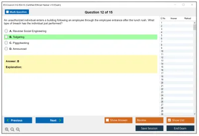 ECCouncil 312-50v10 Certified Ethical Hacker v10 Exam Practice test exam simulator test engine exam Prep practice test questions answers Image 12