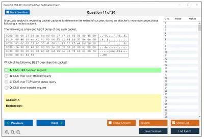 CompTIA CS0-001 CompTIA CSA+ Certification Exam Practice test exam simulator test engine exam Prep practice test questions answers Image 11