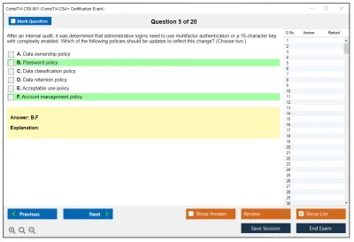 CompTIA CS0-001 CompTIA CSA+ Certification Exam Practice test exam simulator test engine exam Prep practice test questions answers Image 5