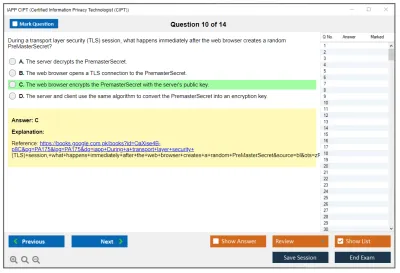 IAPP CIPT Certified Information Privacy Technologist (CIPT) Practice test exam simulator test engine exam Prep practice test questions answers Image 10