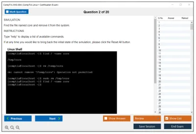 CompTIA XK0-004 CompTIA Linux+ Certification Exam Practice test exam simulator test engine exam Prep practice test questions answers Image 2