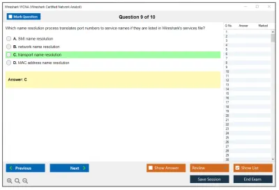 Wireshark WCNA Wireshark Certified Network Analyst Practice Exam Practice test exam simulator test engine exam Prep practice test questions answers Image 9