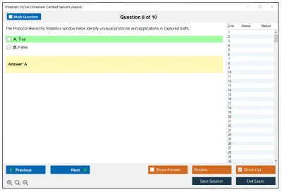 Wireshark WCNA Wireshark Certified Network Analyst Practice Exam Practice test exam simulator test engine exam Prep practice test questions answers Image 8