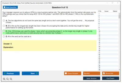 Checkpoint 156-215.80 Check Point Certified Security Administrator (CCSA R80) Practice test exam simulator test engine exam Prep practice test questions answers Image 9