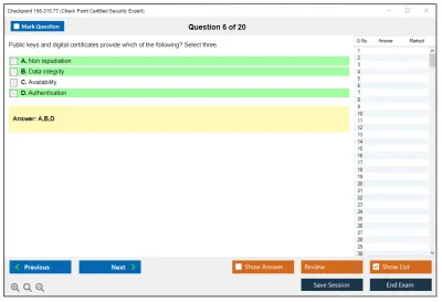 Checkpoint 156-315.77 Check Point Certified Security Expert Practice test exam simulator test engine exam Prep practice test questions answers Image 6