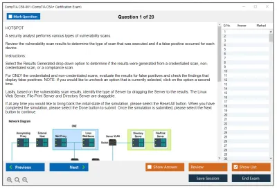 CompTIA CS0-001 CompTIA CSA+ Certification Exam Practice test exam simulator test engine exam Prep practice test questions answers Image 1