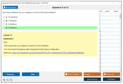 Checkpoint 156-315.80 Check Point Certified Security Expert - CCSE R80 Practice test exam simulator test engine exam Prep practice test questions answers Image 9