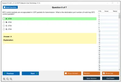 Huawei H12-821_V1-0 HCIP-Datacom-Core Technology V1.0 Practice test exam simulator test engine exam Prep practice test questions answers Image 6