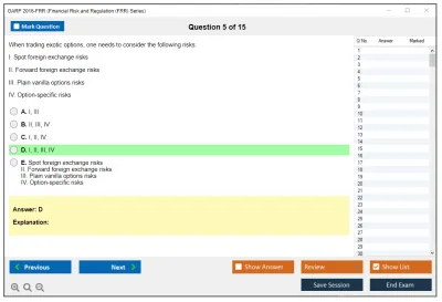 GARP 2016-FRR Financial Risk and Regulation (FRR) Series Practice test exam simulator test engine exam Prep practice test questions answers Image 5