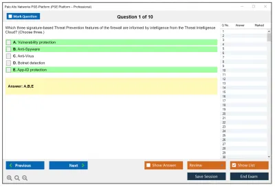 Palo Alto Networks PSE-Platform PSE Platform – Professional Practice test exam simulator test engine exam Prep practice test questions answers Image 1