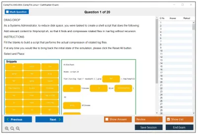CompTIA XK0-004 CompTIA Linux+ Certification Exam Practice test exam simulator test engine exam Prep practice test questions answers Image 1