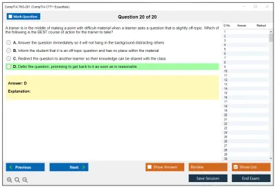 CompTIA TK0-201 CTT+ Exam (Certified Technical) Practice test exam simulator test engine exam Prep practice test questions answers Image 20