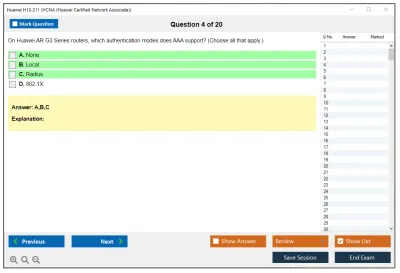 Huawei H12-211 HCNA (Huawei Certified Network Associate) Practice test exam simulator test engine exam Prep practice test questions answers Image 4