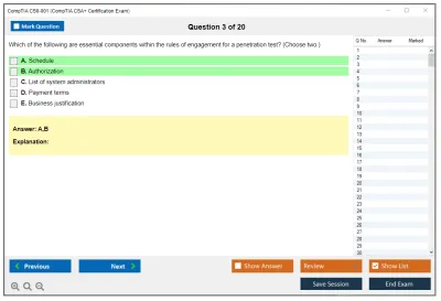 CompTIA CS0-001 CompTIA CSA+ Certification Exam Practice test exam simulator test engine exam Prep practice test questions answers Image 3