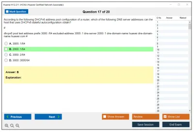 Huawei H12-211 HCNA (Huawei Certified Network Associate) Practice test exam simulator test engine exam Prep practice test questions answers Image 17