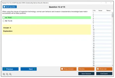 Huawei H12-723 Huawei Certified ICT Professional - Constructing Terminal Security System Practice test exam simulator test engine exam Prep practice test questions answers Image 12