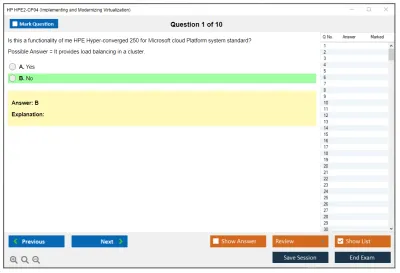 HP HPE2-CP04 Implementing and Modernizing Virtualization Practice test exam simulator test engine exam Prep practice test questions answers Image 1