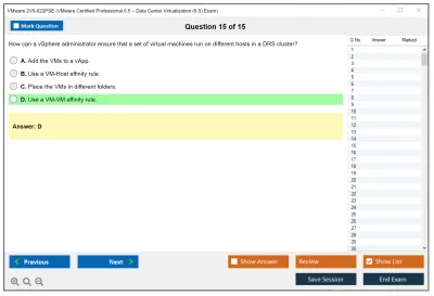 VMware 2V0-622PSE VMware Certified Professional 6.5 – Data Center Virtualization (6.5) Exam Practice test exam simulator test engine exam Prep practice test questions answers Image 15