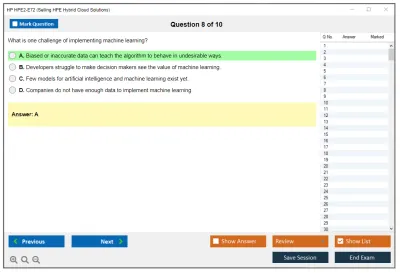 HP HPE2-E72 Selling HPE Hybrid Cloud Solutions Practice test exam simulator test engine exam Prep practice test questions answers Image 8