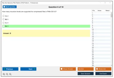 Palo Alto Networks PSE-Platform PSE Platform – Professional Practice test exam simulator test engine exam Prep practice test questions answers Image 6